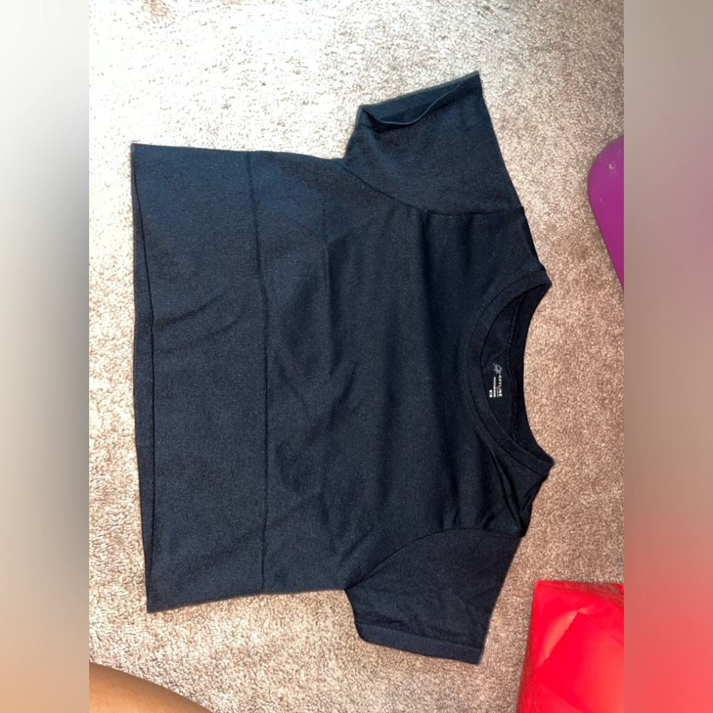 offline aerie cropped shirt